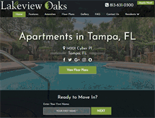 Tablet Screenshot of lakeviewoaks.net